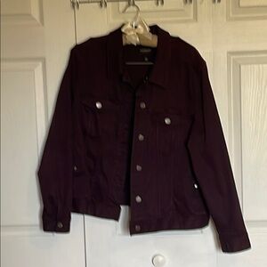 Dark Purple Denim Jacket